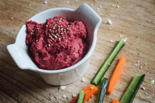 hummus de betterave